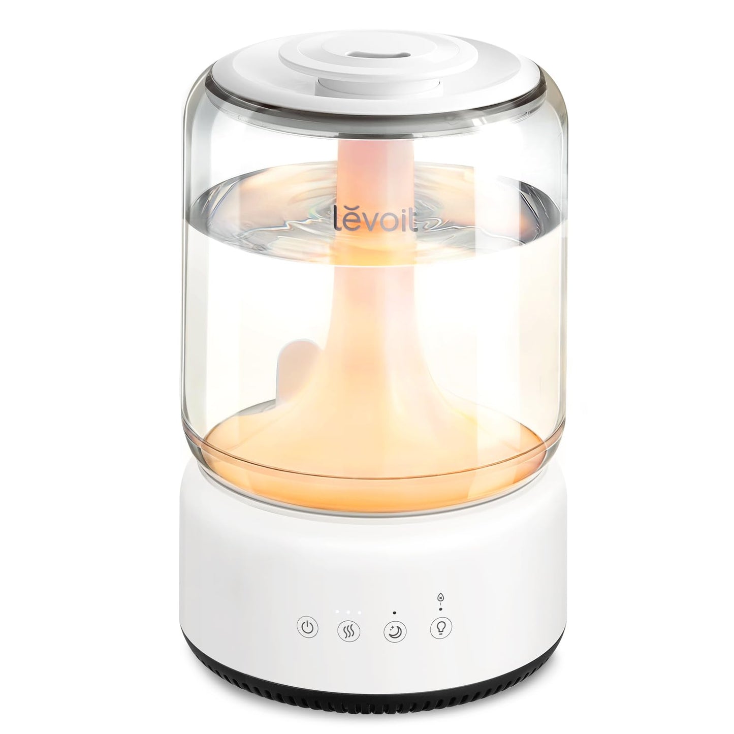 LEVOIT Humidifiers for Bedroom, 4.2L Top Fill for Large Room with 42H Runtime, Dishwasher Safe Design Easy to Clean, 21dB Quiet Cool Mist for Baby, Plants, Night Light, Essential Oil Diffuser, White