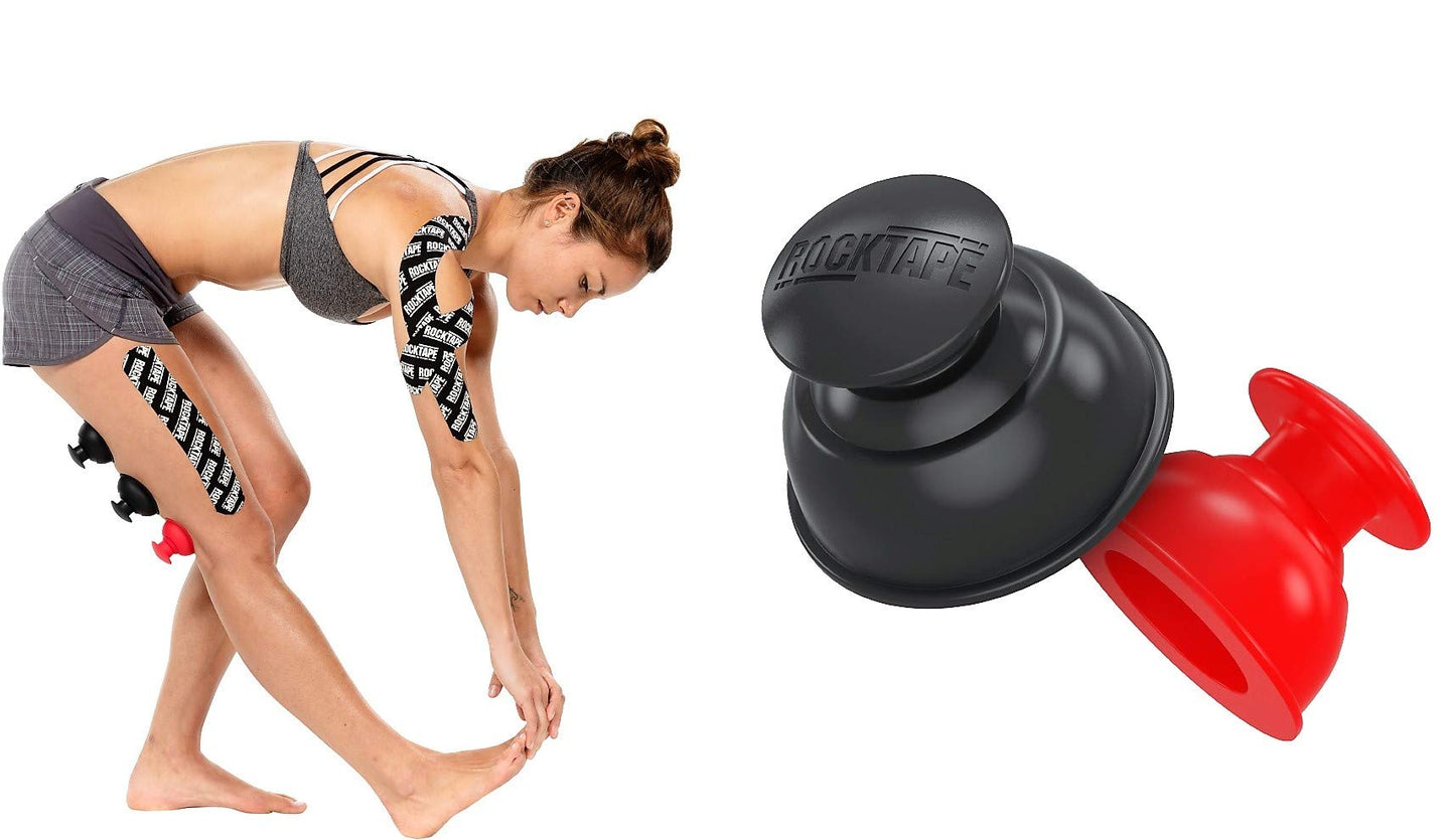 RockTape RockPods 2-Piece Cupping Set with Carrying Case