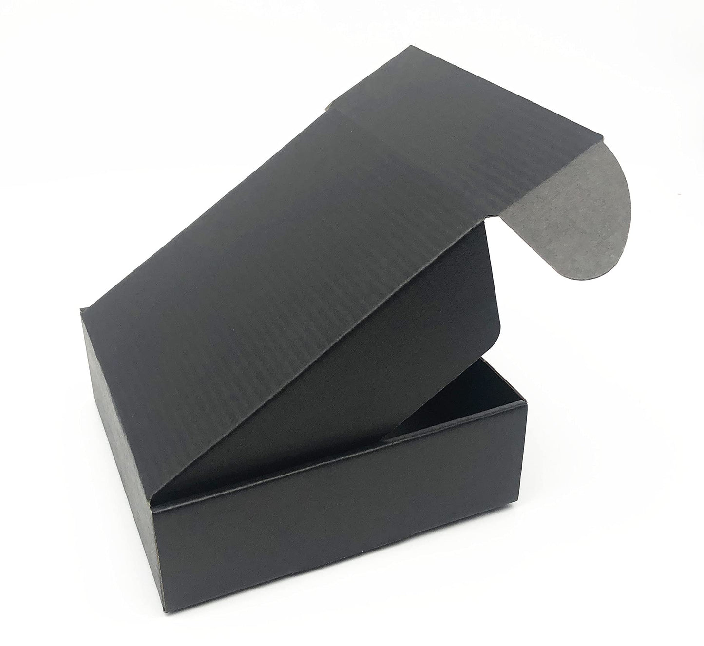 Black Cardboard Shipping Box 15.7x11.8x3 Inch Corrugated Packaging Storage Boxes 10 Pack (Inside Size: 15.2 x 11.6 x 3")