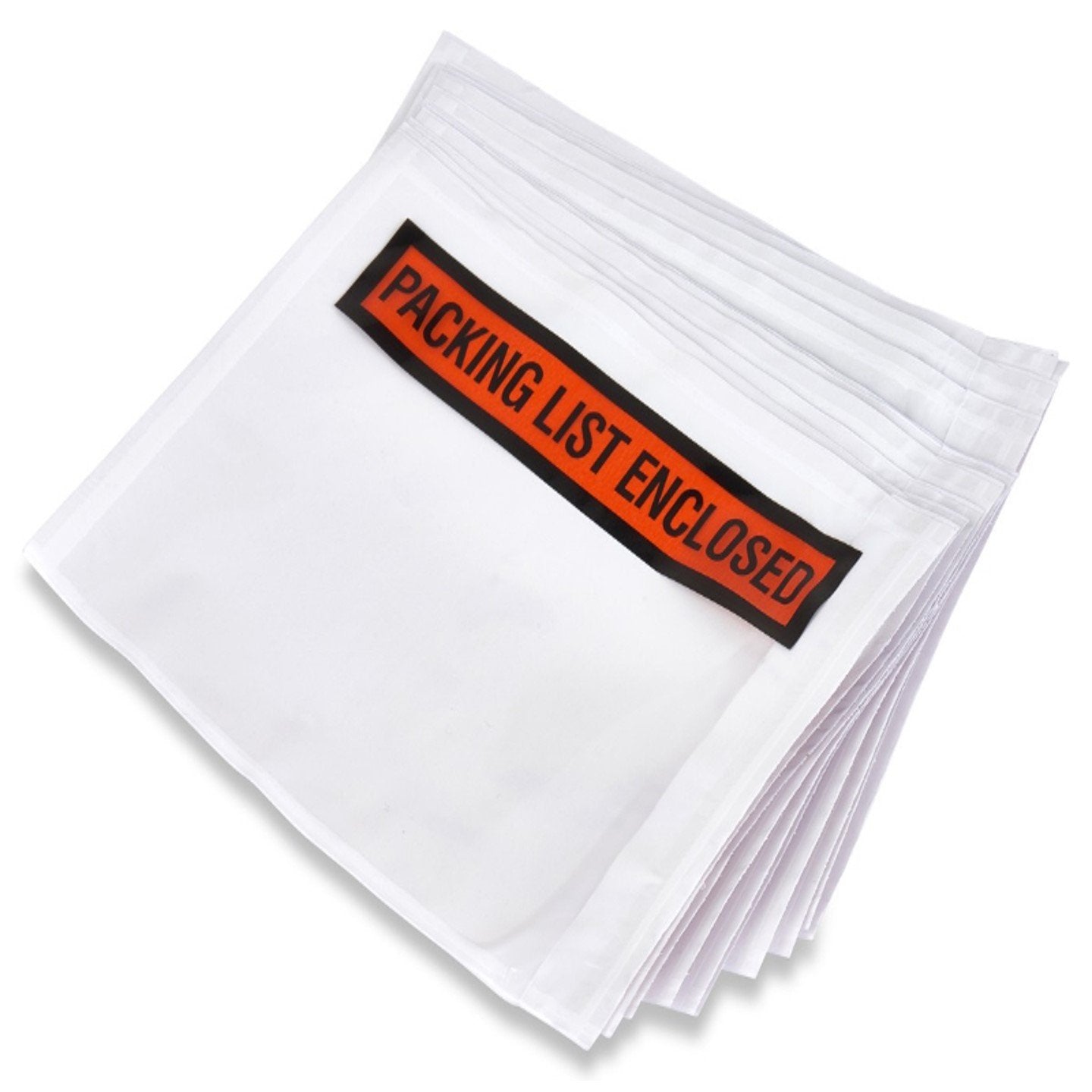 Sales4Less Packing List Envelopes 4.5"x5.5" Pouches Invoice Enclosed Adhesive Bags Pack of 1000, clear PL_1000PK