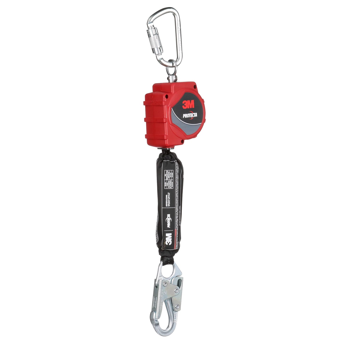 3M™ Protecta® Self-Retracting Lifeline with Carabiner 3100513, Web, Steel Snap Hook, 11ft.
