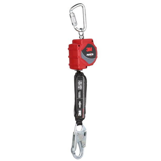 3M™ Protecta® Self-Retracting Lifeline with Carabiner 3100513, Web, Steel Snap Hook, 11ft.
