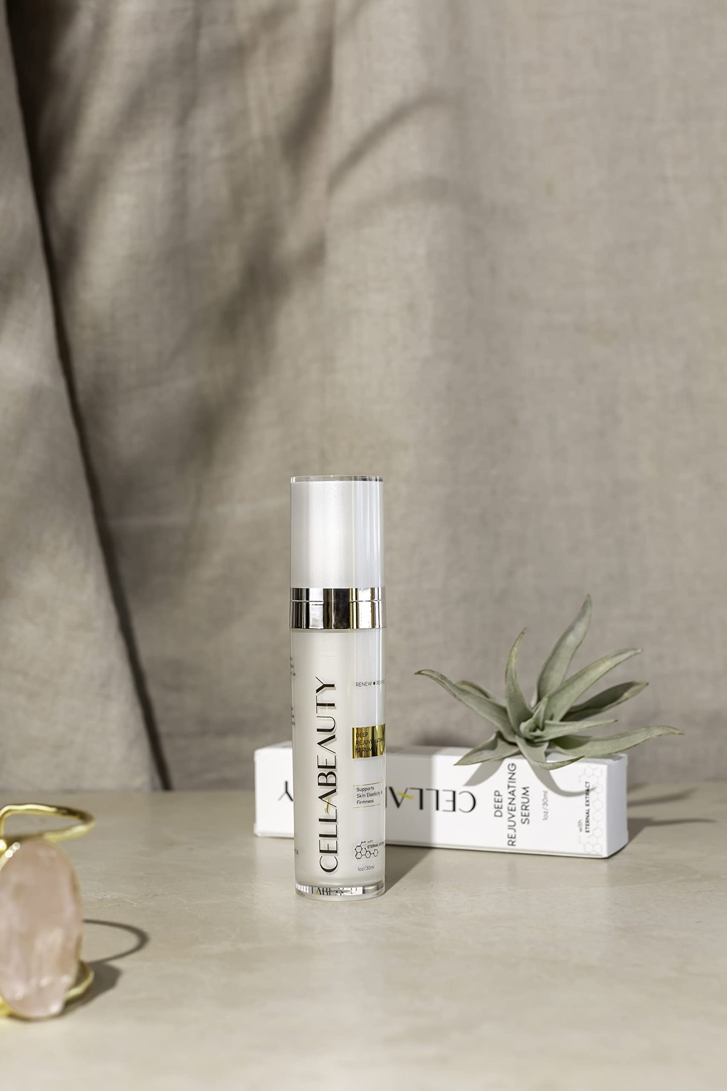 Cellabeauty Deep Rejuvenating Serum - Skin Firming Cream For All Skin Types - Cruelty Free, Plant Based - 30 ml (1.7oz)