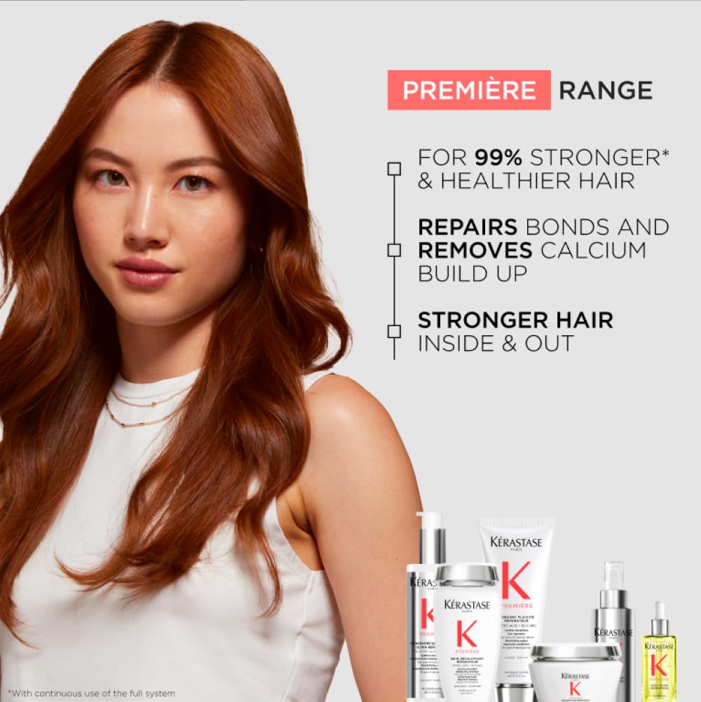 KERASTASE Premiere Hair Repair Conditioner | Intense Bond Repair & Strengthening for Healthier Hair | For Breakage & All Damaged Hair Types | Anti-Frizz & Smoothing | Removes Calcium Build-Up