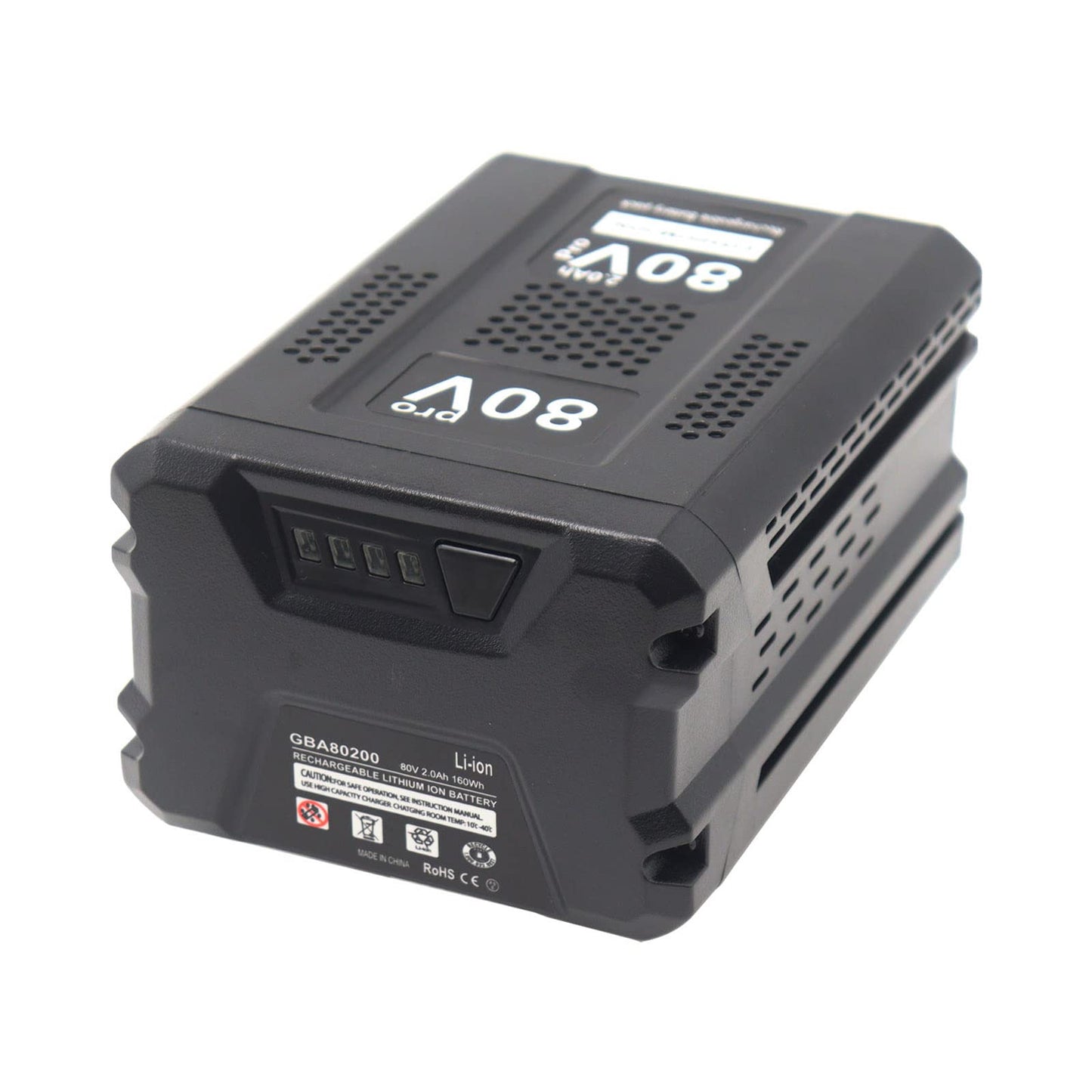 Kemjio 80V 2.0Ah Battery Replacement for Greenwks PRO 80V Max Lithium Ion Battery GBA80200 GBA80250 GBA80400 GBA80500 Compatible with GCH8040 GST80320 ED80L00 BL80L00 2502202 GCS80450 CS80L01