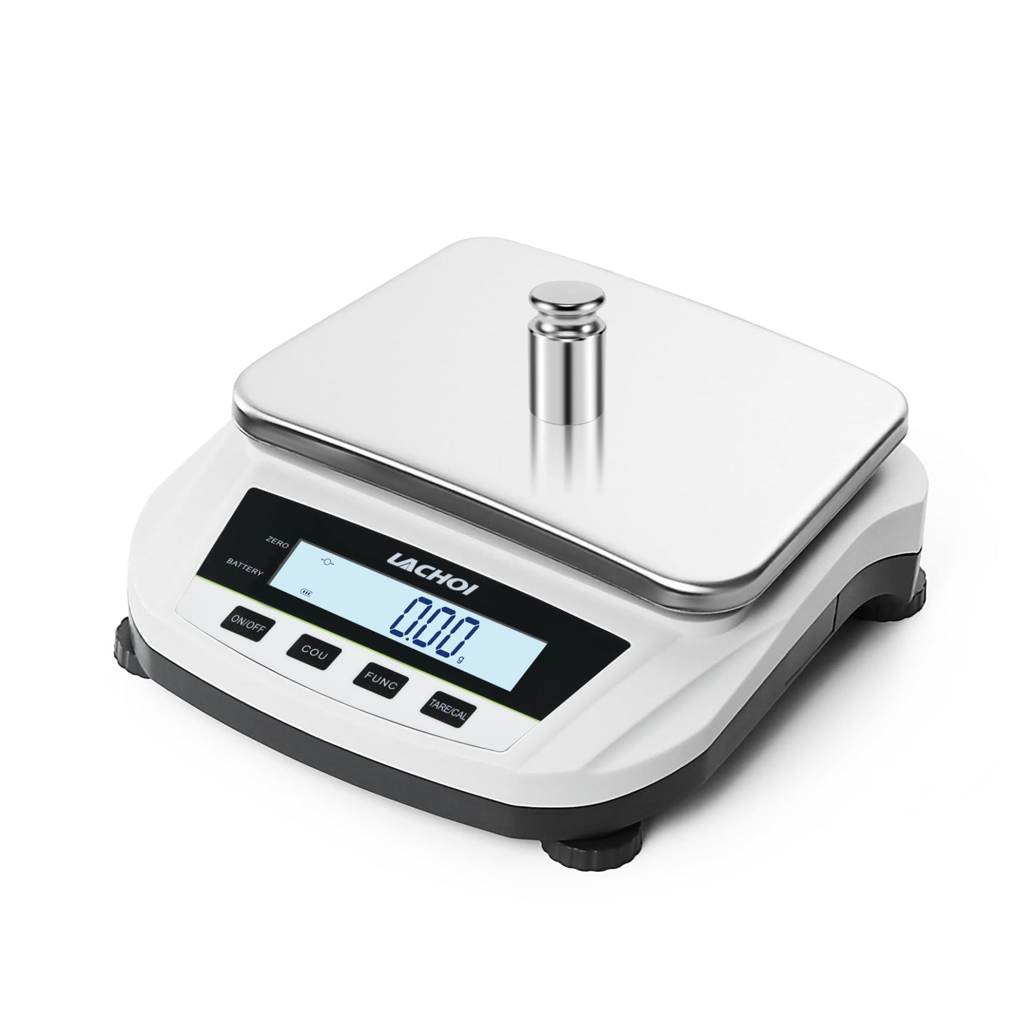 LACHOI Lab Analytical Balance 5000g×0.01g Analytical Balance High Precision Lab Scale 0.01g Accuracy Jewelry Scientific Scale (No Test Weight)