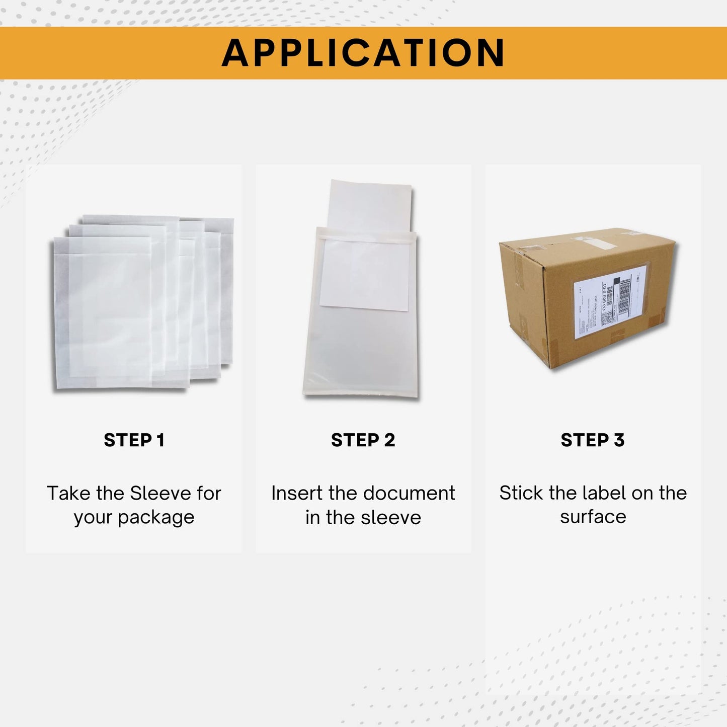 1000 Pack 7"x10" Shipping Label Sleeves - Packing Slip Envelope Pouches with Self-Adhesive Peel & Seal - Clear Unprinted Plastic & Waterproof Mailing List Holder Ideal for Labels, Invoice & Documents