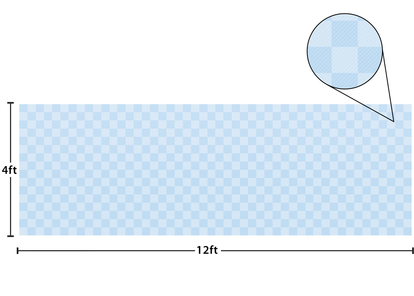Teacher Created Resources Blue Checkers Better Than Paper® Bulletin Board Roll (TCR77602)