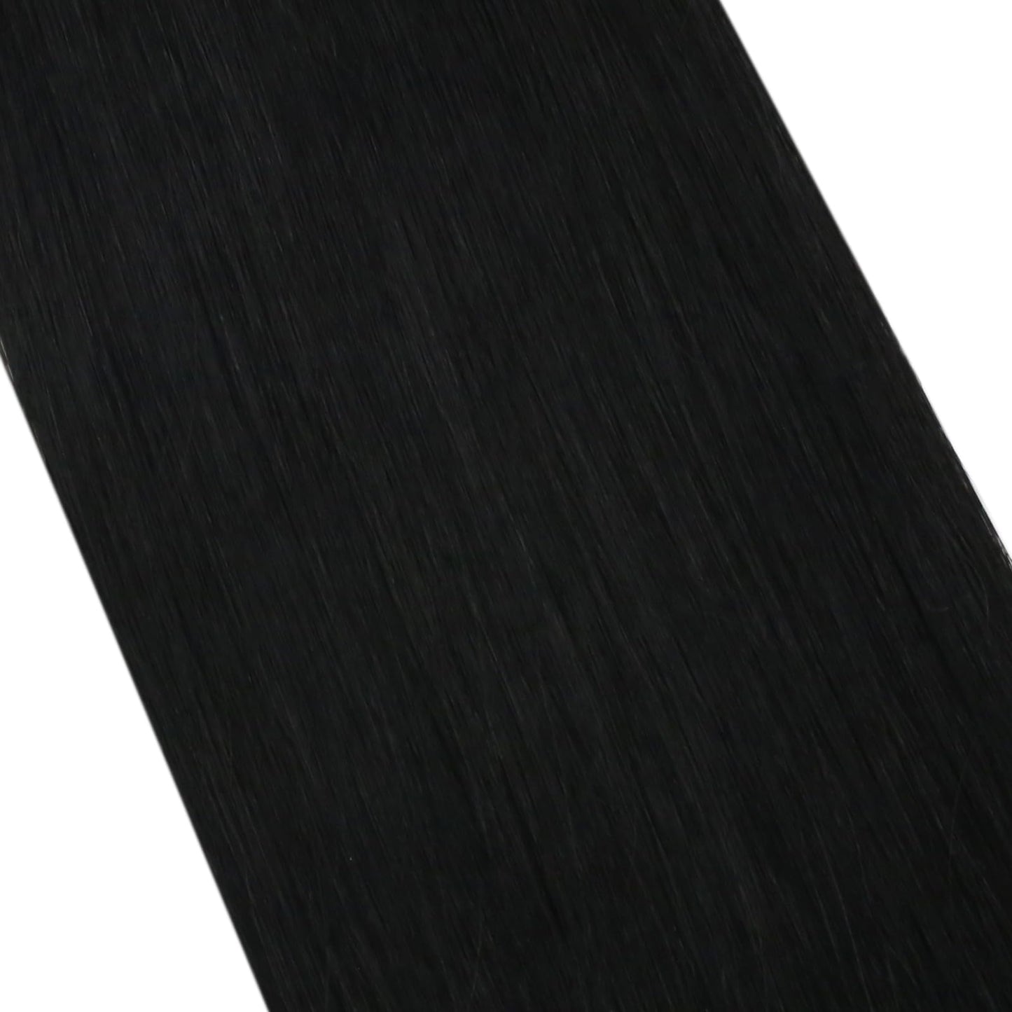 Moresoo Tape in Hair Extensions Human Hair 24 Inch 40Pcs Jet Black Hair Extensions Human Hair Tape in 100g Seamless Invisible Tape in Hair Extensions Human Hair #1