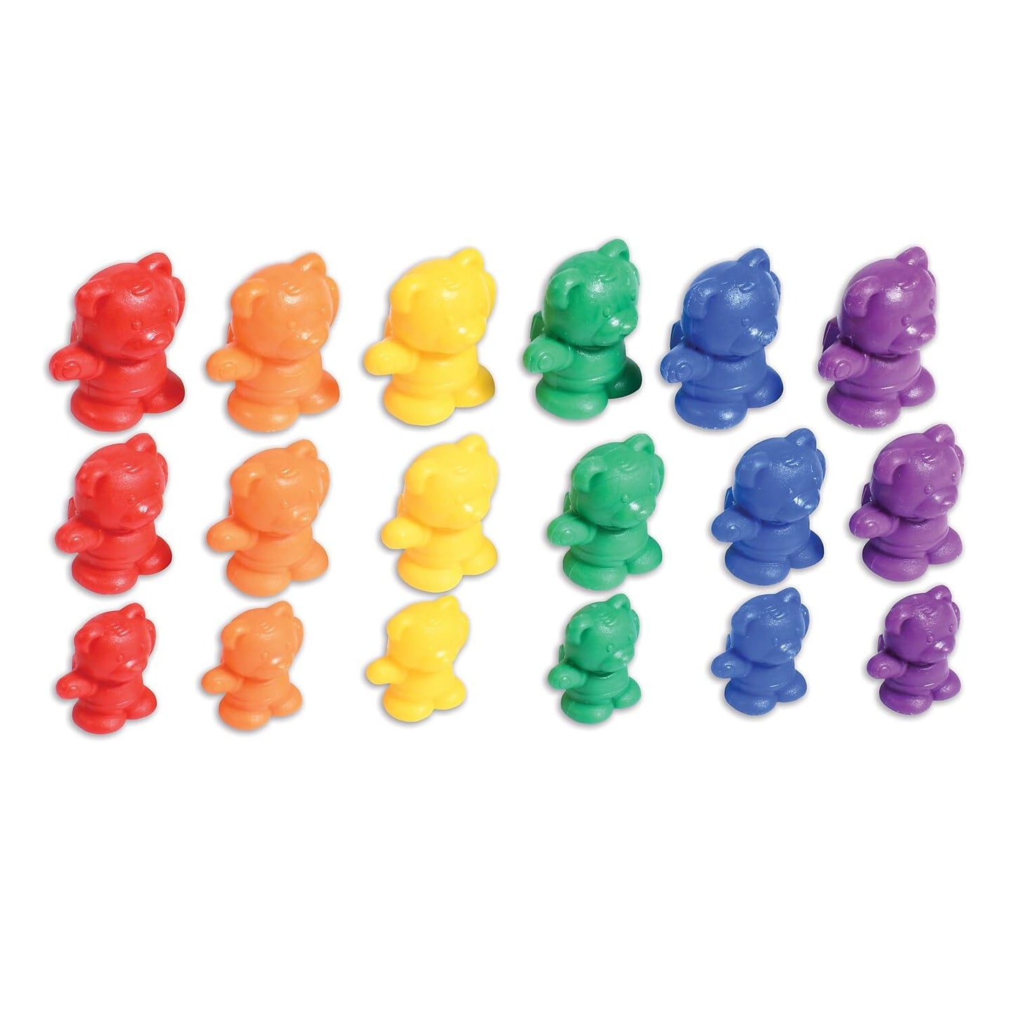 Learning Advantage 13100 Backpack Bear Counters, Grade: Kindergarten to 2, Plastic (Pack of 96)