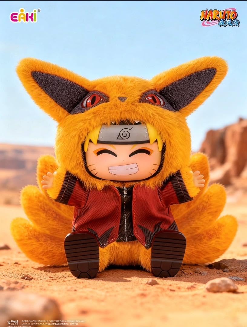 ABYSTYLE Naruto Shippuden Blind Box Collectible Plush – Official Anime Mystery Plush Toy – Soft & Cuddly Mini Plush for Fans and Collectors