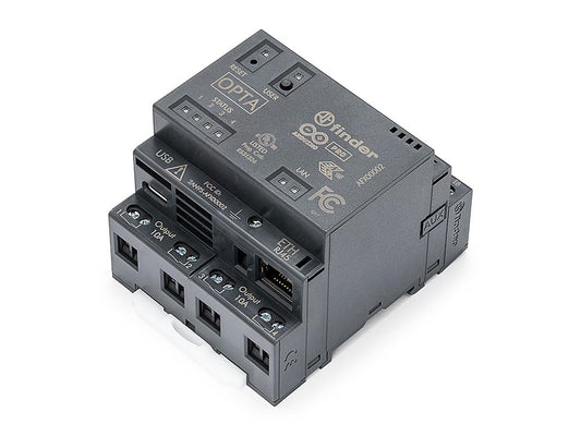 Arduino Opta WiFi [AFX00002] – Industrial IoT Controller with Wi-Fi Connectivity, Digital I/O, Analog Inputs, and Modbus Support for Automation and Control Systems