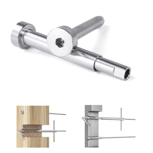 [Patent] Muzata 40 Pack 3/16" Invisible Cable Railing Kit Hardware Invisible Receiver Swage Stud End for 2"x2" 4"x4" Wood Metal Post T316 Stainless Steel Deck Cable Railing System 20 Pair CR27
