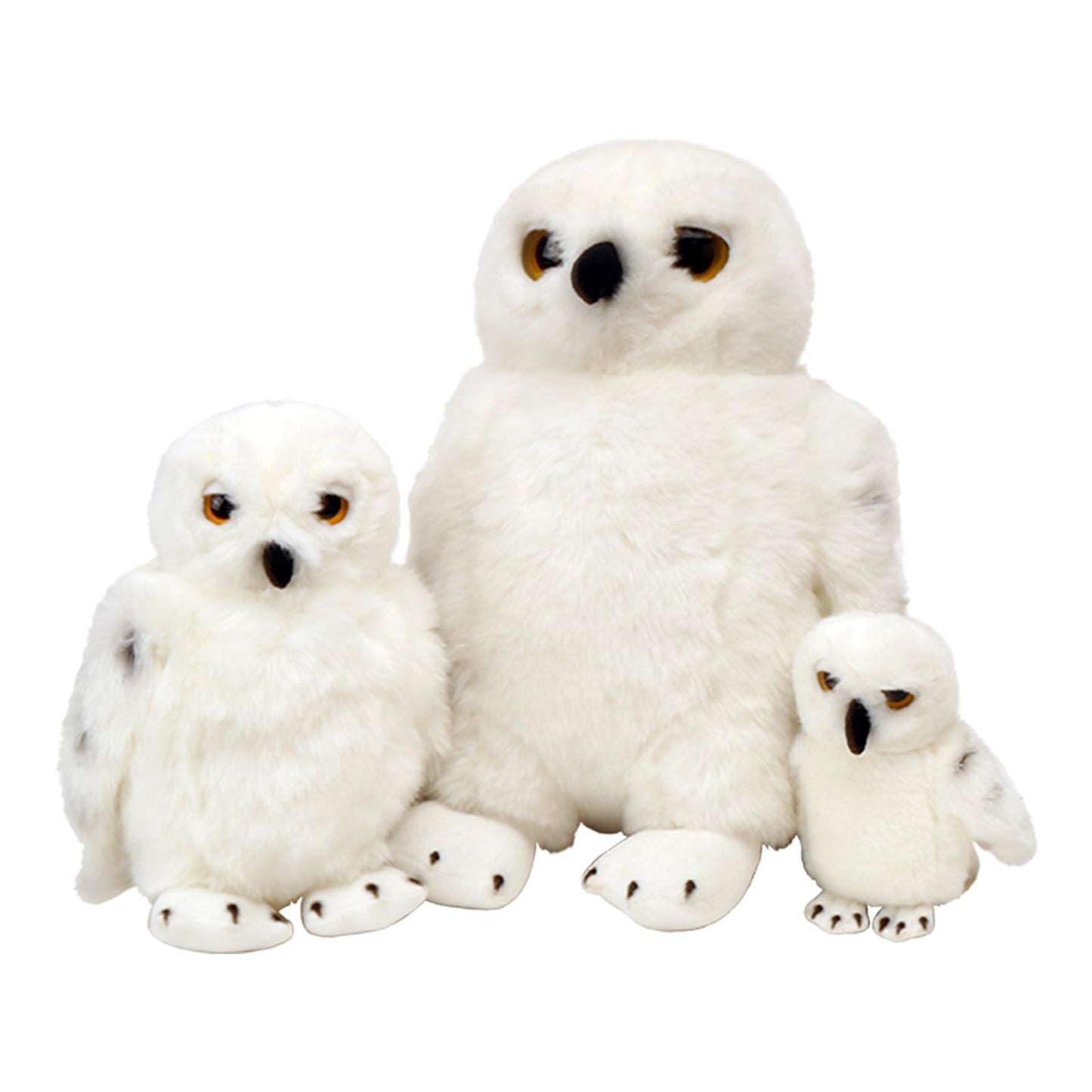 Harry Potter Hedwig Soft Toy - Large 12" Plush Owl - Collectible Toy - White Snowy Owl with Yellow Eyes & Black Beak - Stuffed Animal Gift for Fans, Kids & Collectors