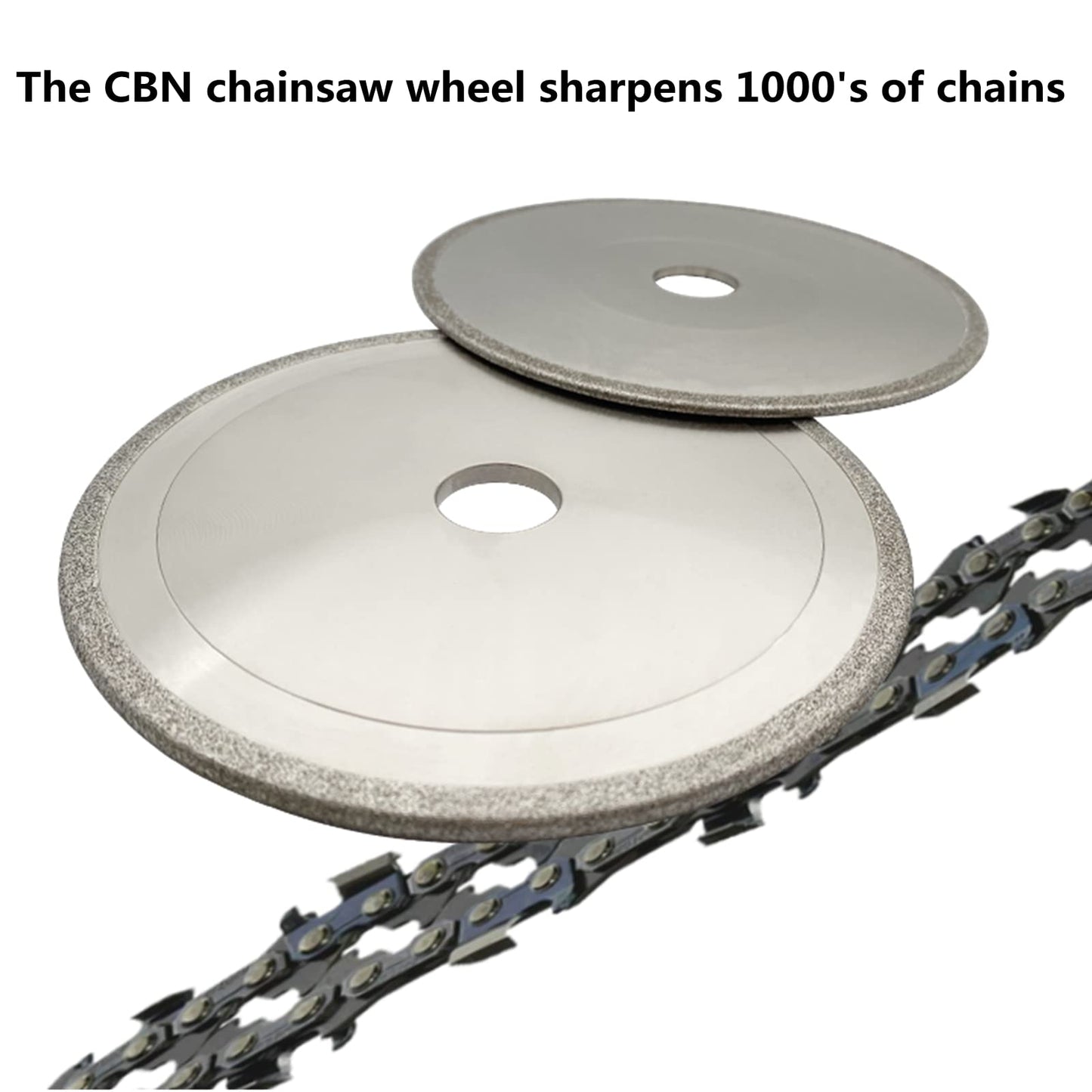 UF-Sharp CBN Chainsaw Sharpening Wheel 5-3/4" Dia X 1/8" Thick for 1/4" and .325 Pitch Chains（1/8" Thick）