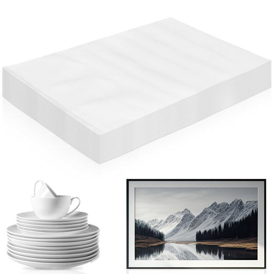 Dunzoom 20 Pcs 26 x 38 Inch Extra Large Foam Pouches, Cushion Foam Pouches for Moving, Moving Supplies Packing Wrap Bag for Large Dishes, Book, Photo Frame, Canvas Artwork and Fragile Items