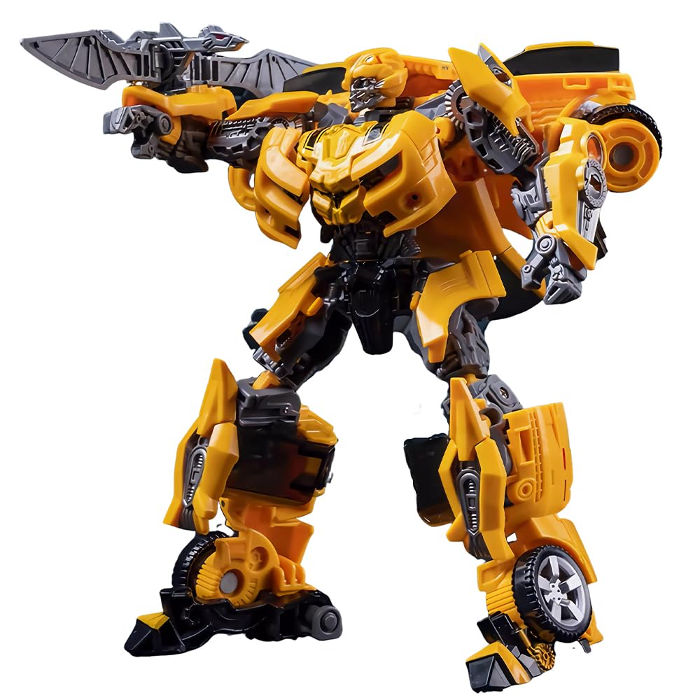 WAIKYTOY Deformation Toys, Deformation Robot Toy Character Action Figure Car Model 8.6 Inches with Accessories, Suitable for Ages 6 and Up for Boys Kids