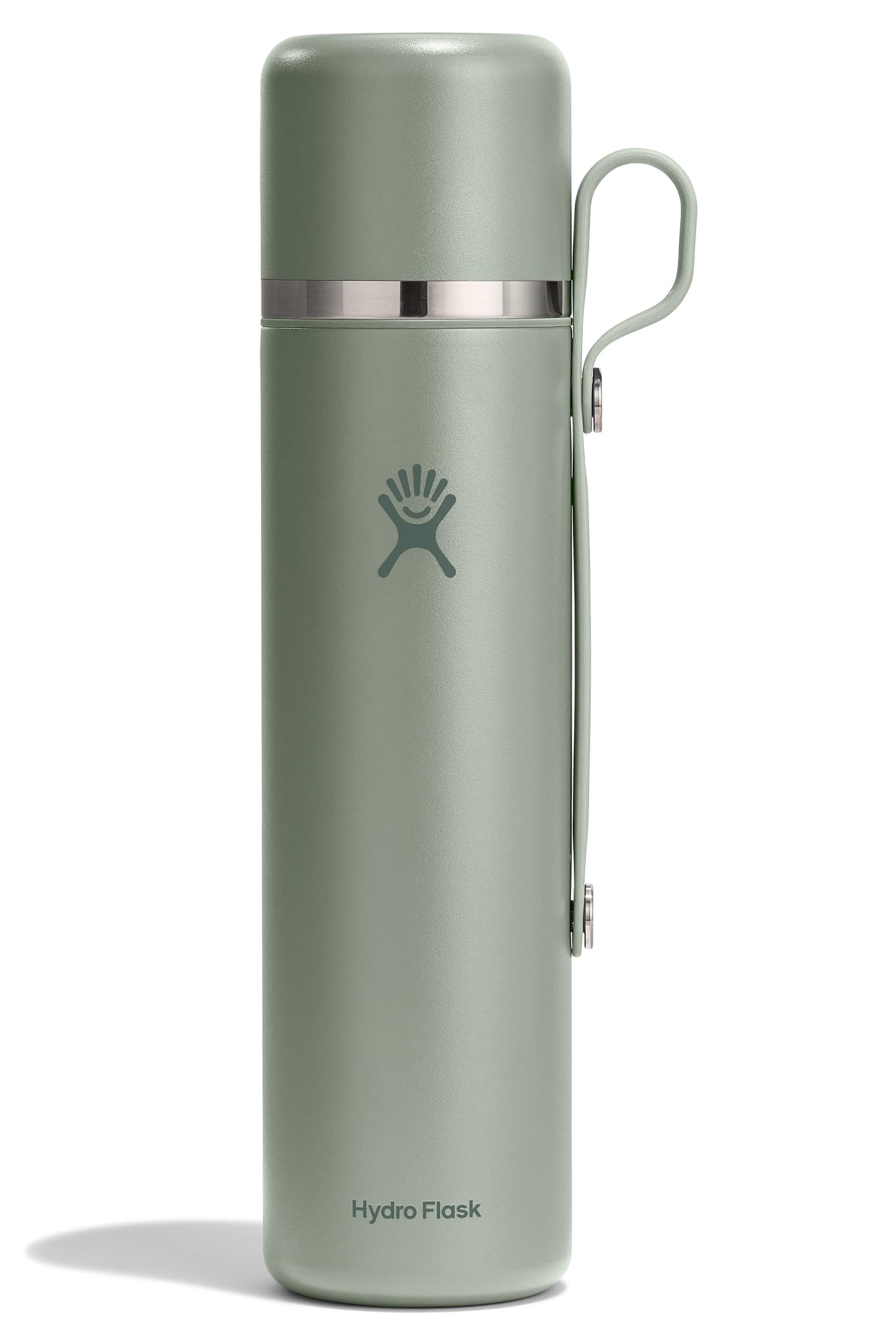 Hydro Flask Hot Flask & Cup – Insulated Stainless Steel, Hot Drink Travel Container for Coffee & Tea 36 Oz Agave Green