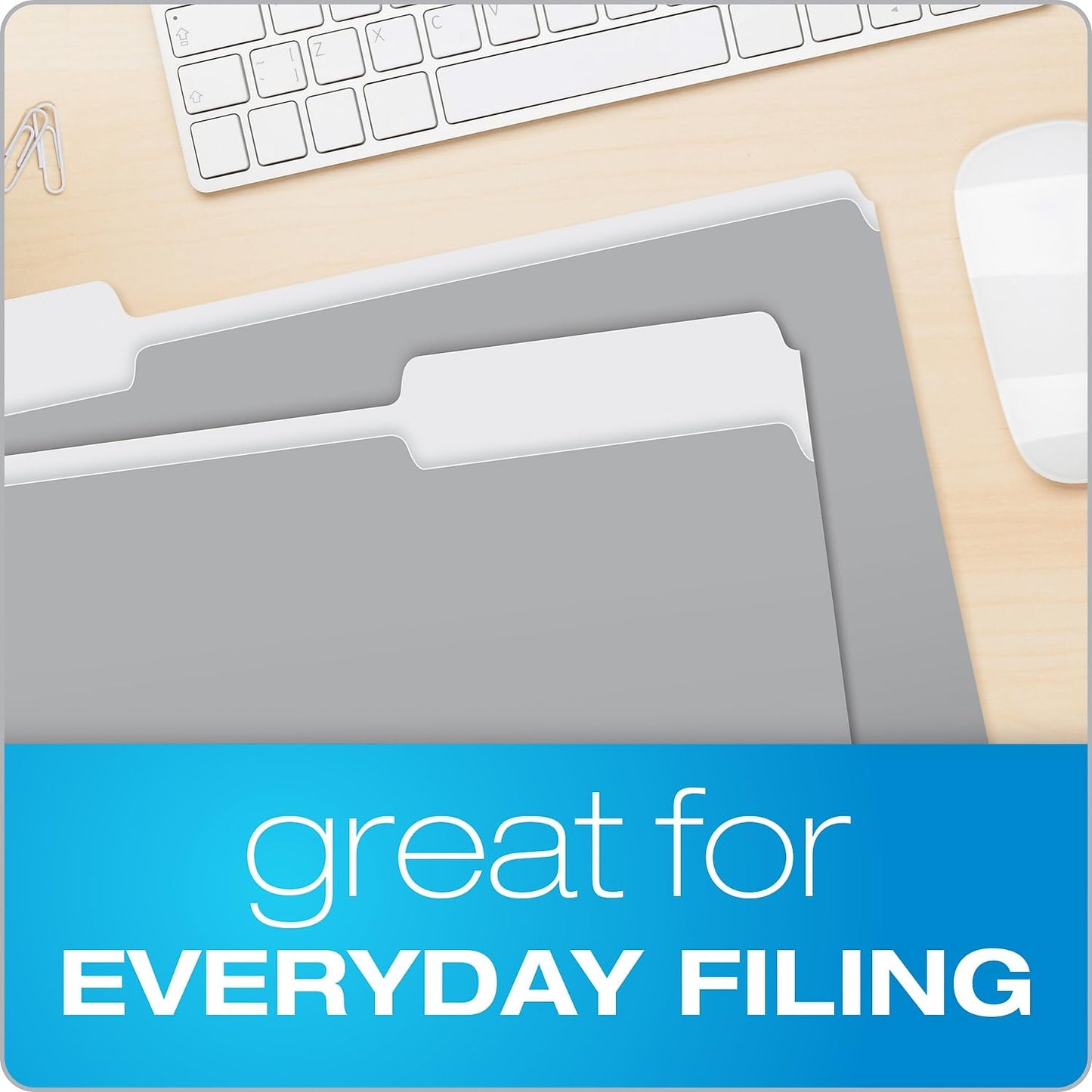 Pendaflex 435013GRA Interior File Folders, 1/3 Cut Top Tab, Legal, Gray (Box of 100)
