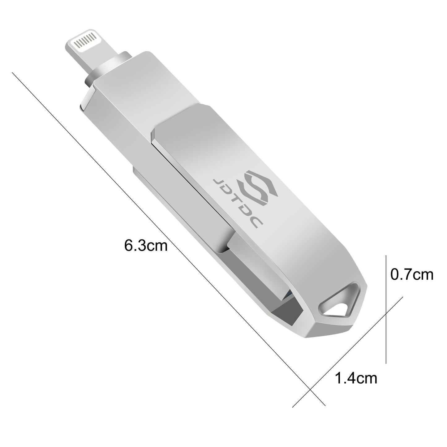 Apple MFi Certified 128GB iPhone Photo Stick iPhone Memory iPhone USB Storage for Photos Videos Contacts iPhone USB Flash Drive Memory for iPad External iPhone Storage iPhone Thumb Drive for iPad