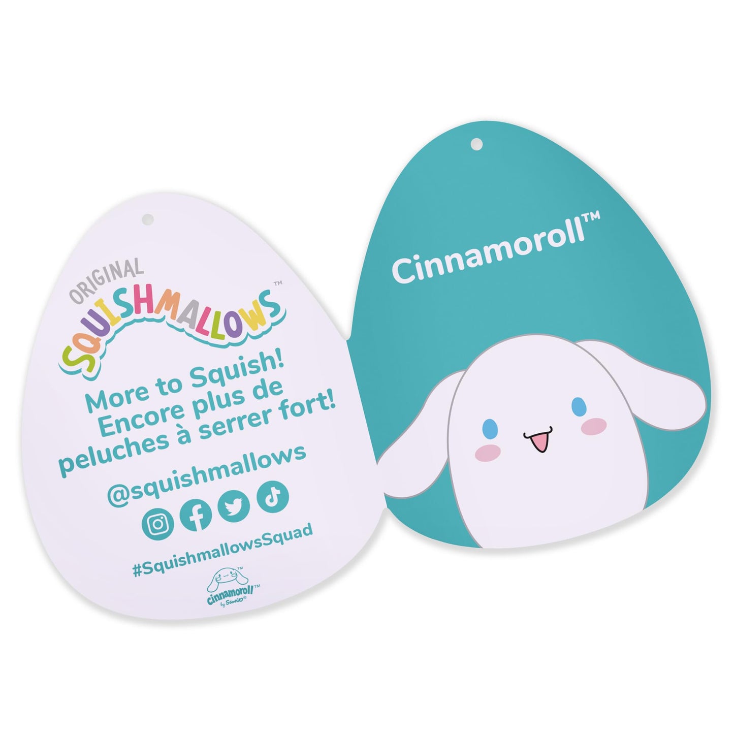 Squishmallows Original Sanrio 14-Inch Cinnamoroll Plush - Large Ultrasoft Official Jazwares Plush