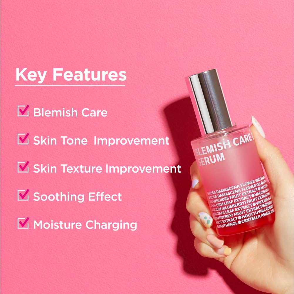 ISOI Blemish Care Up Serum, Vegan Hydrating Serum for Smooth & Glass Skin Effect, Skin Barrier & Moisture Balance, Korean Skin Care (1.18 fl. oz, 35ml)