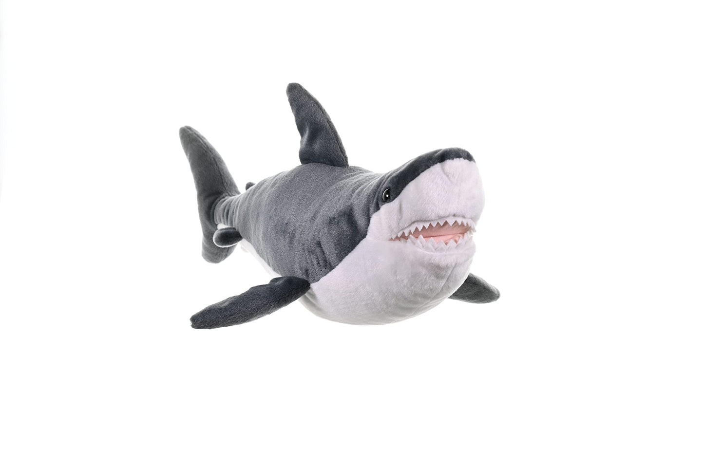 Wild Republic Great White Shark Plush, Stuffed Animal, Plush Toy, Gifts for Kids, Cuddlekins 20"