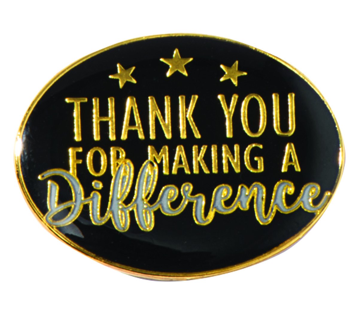 TCDesignerProducts Thank You for Making a Difference Appreciation Award Pins, 12 Pins