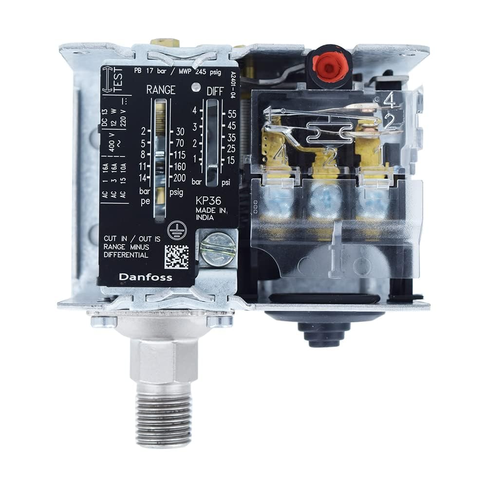 060110866 | 060-110866 | DANFOSS KP36 Pressure Switch, G1/4 Male PRES CON, 17 BAR, SPDT