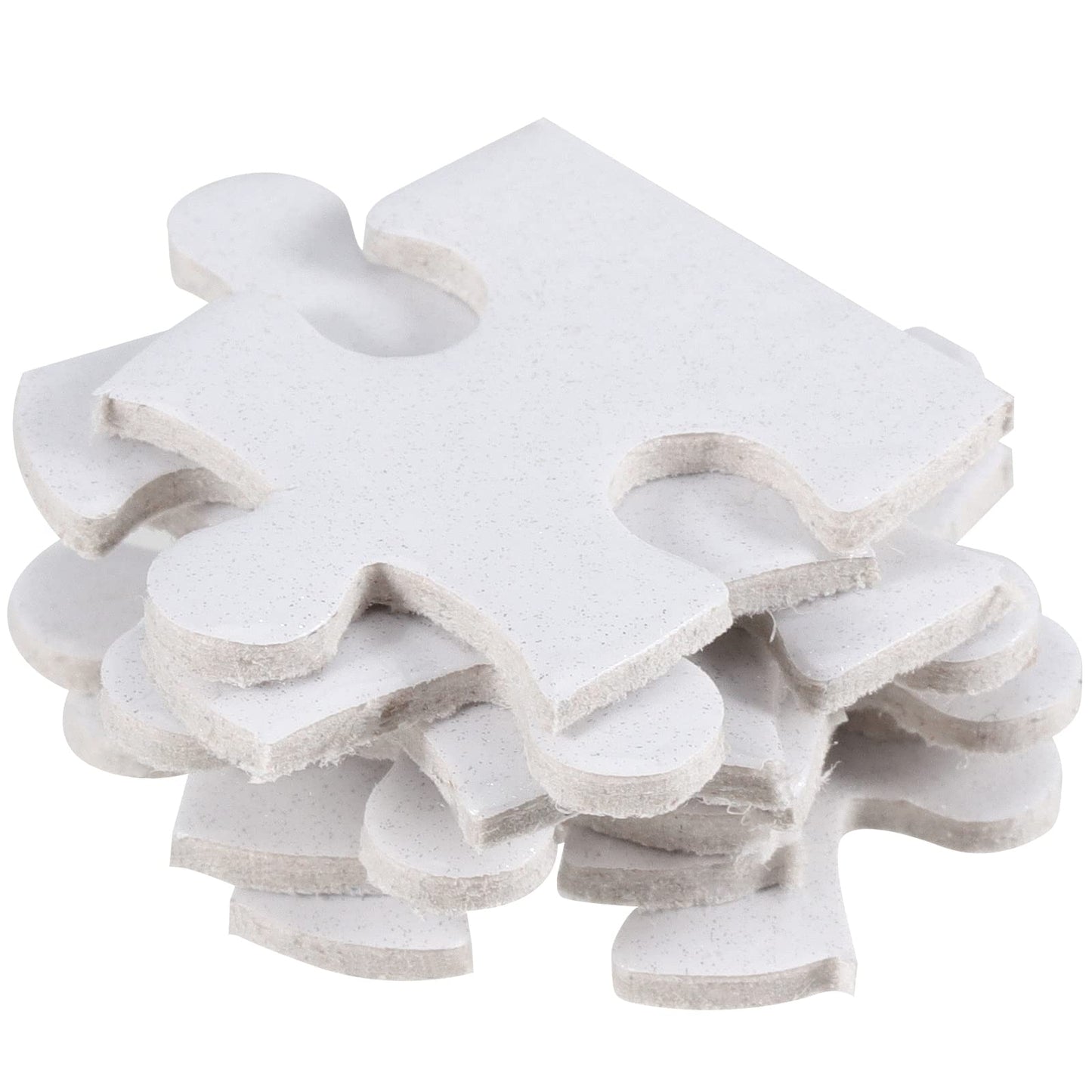 JAPCHET 12 Sets 15.5 x 11 Inches Sublimation Puzzle Blanks, 200 Pieces White Blank Sublimation Jigsaw Puzzles, DIY Custom Puzzle for Heart Press Thermal Transfer Printing Craft