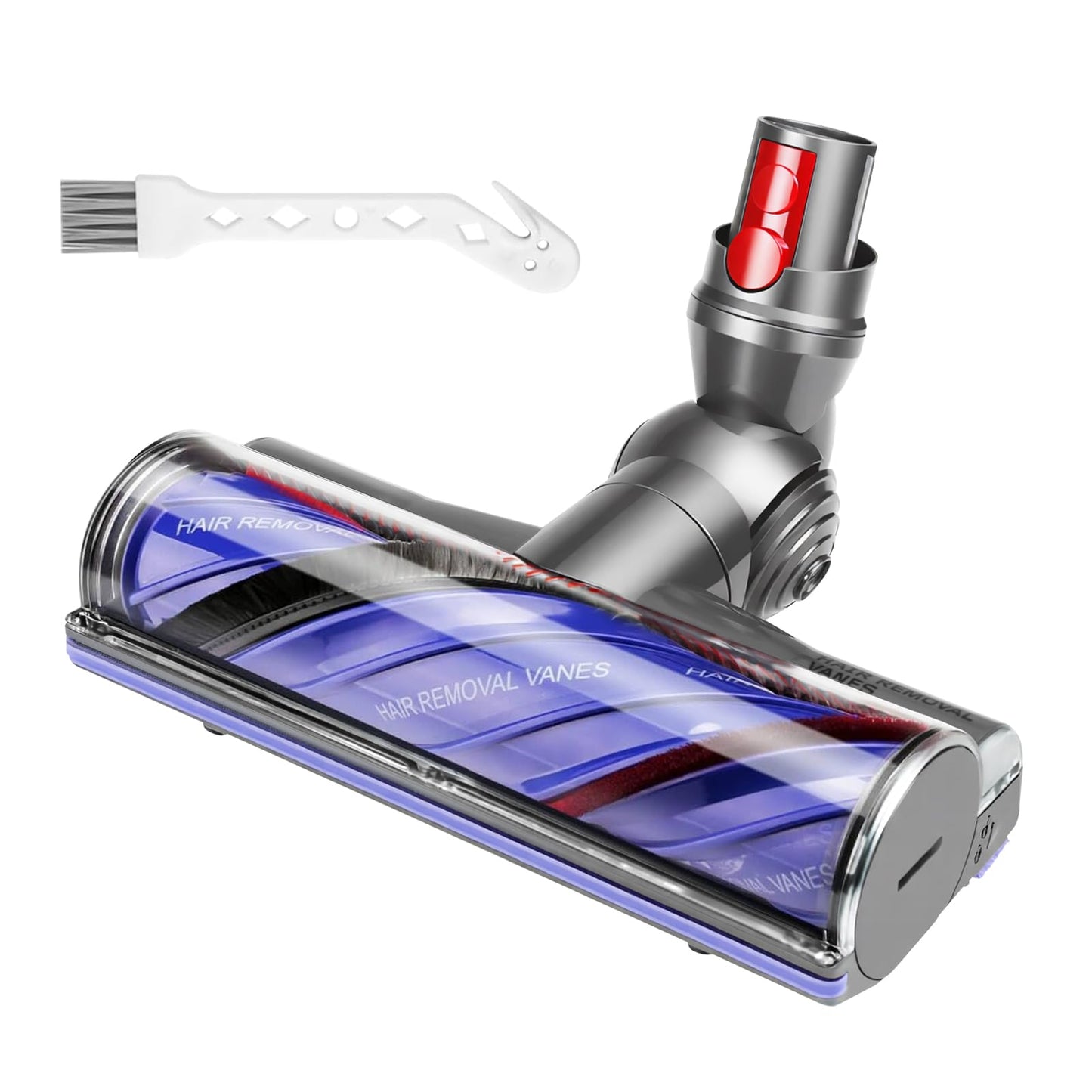 Lemige V9 V12 Vacuum Attachments Head Replacement Parts for Dyson V9 Motorbar V12 Detect Slim SV18 Digital Slim Cordless Vacuum Cleaner, Upgrade Anti-Tangle Quick Release Motor-Head Brush Roller
