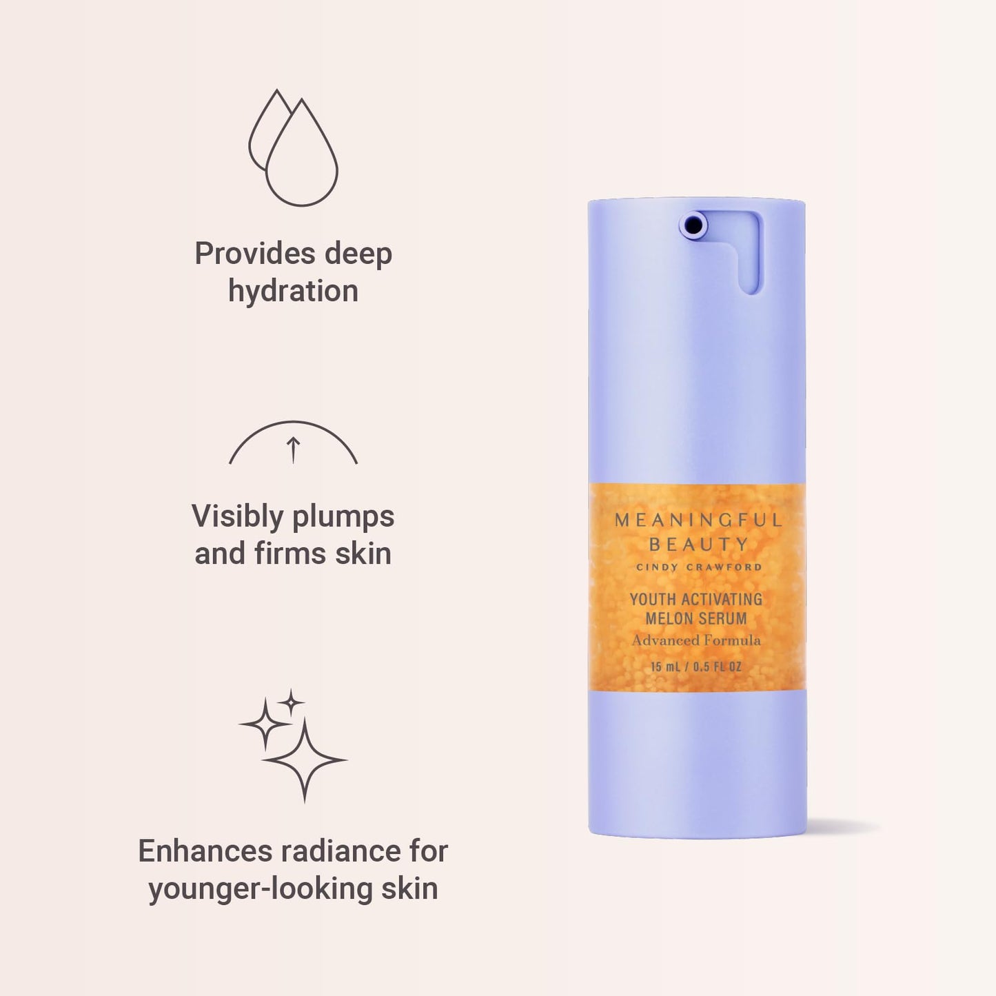 Meaningful Beauty Youth Activating Melon Serum - Advanced Formula, 0.5 Fl Oz