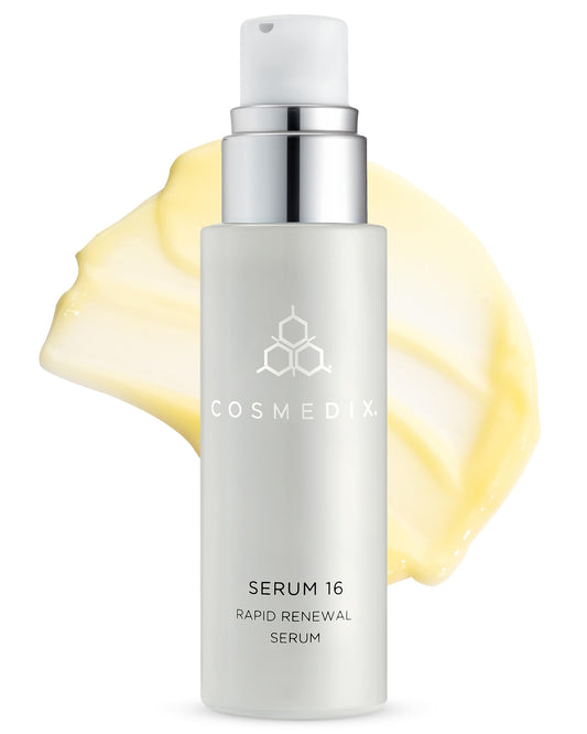 COSMEDIX Serum 16 Rapid Renewal Serum with Vitamin E for Smoother, Healthier-Looking Skin & Natural Glow - Moisture-Rich Skin Care for Fine Lines & Uneven Skin Tone