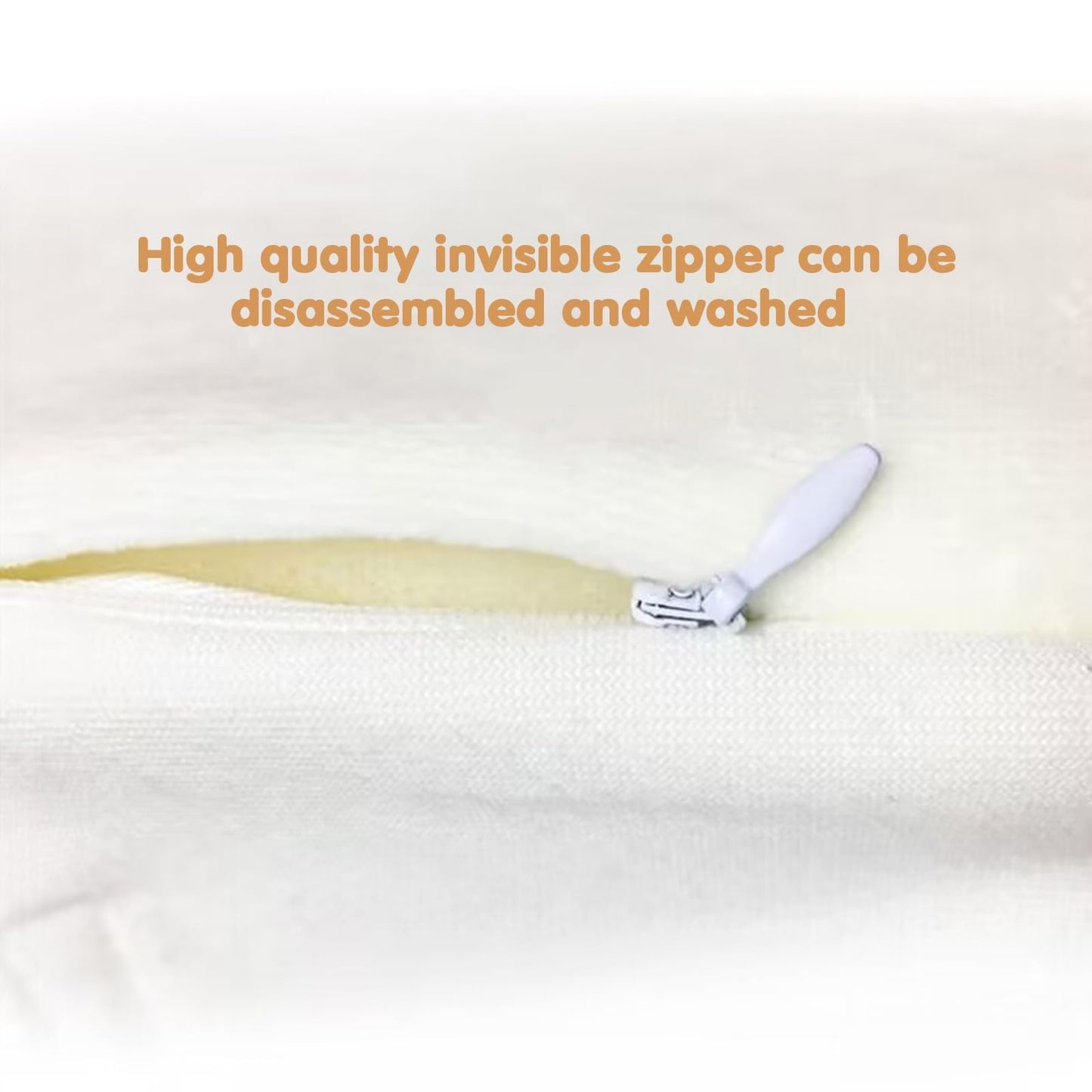 Hoovcmg Baby Side Sleeper Weddge Adjustable Soft and Breathable Pillow