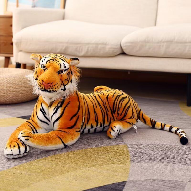 DHXSTSM Large Stuffed Tiger Plush Toy- Giant Tiger Stuffed Animal (28inches,Excluding Tail)