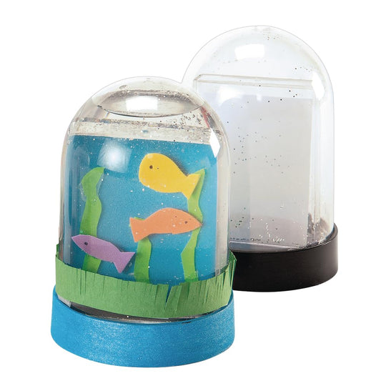 Colorations SNOWDOME Create Your Own Snow Globe (Pack of 12)