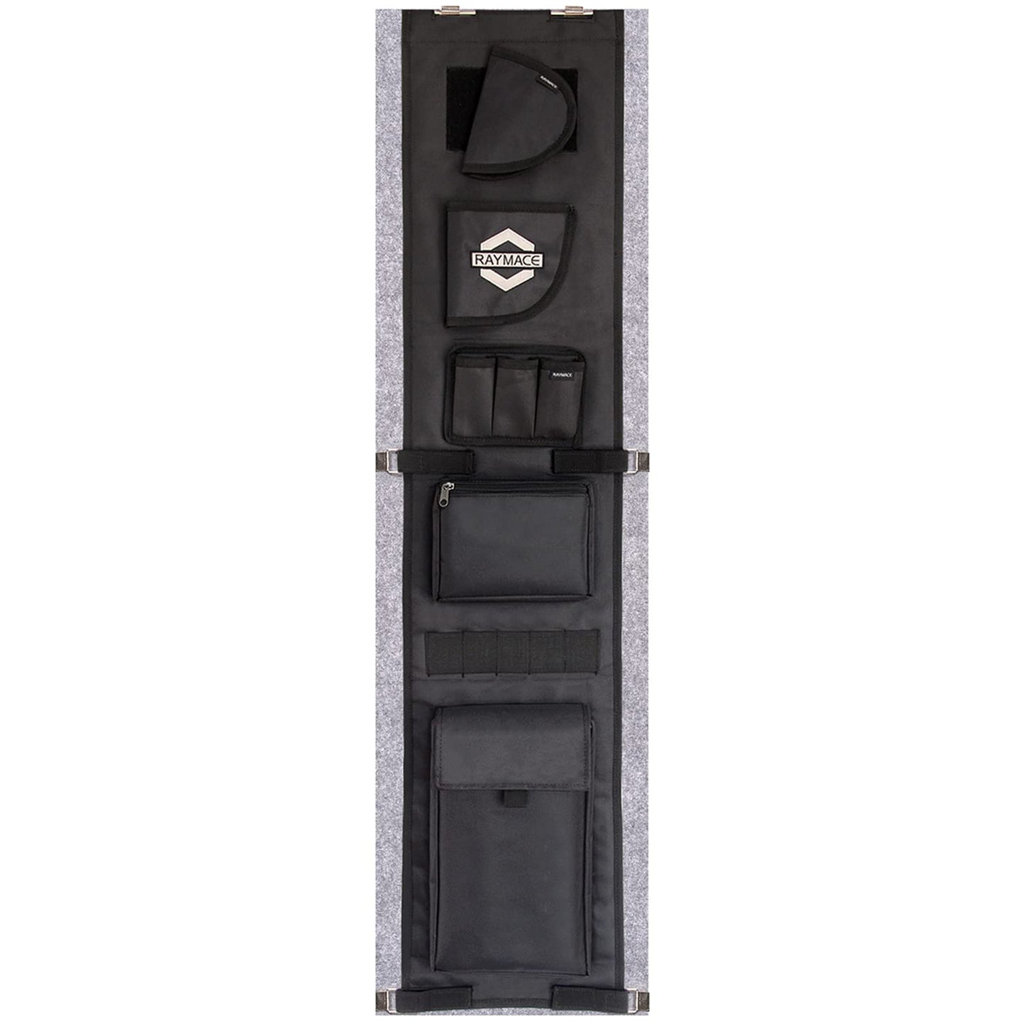 RAYMACE Gun Safe Door Panel Organizer 10W*46H inch，Adjustable Width to 13 Inch, Pistols and Documents Storage Solution