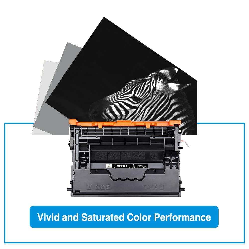 TRUE IMAGE Compatible Toner Cartridge Replacement for HP 37A CF237A 37X Work for Enterprise M607n M608dn M609 M608n M607dn M608x M609x MFP M632 M631 M631h M633fh Printer (Black, 1-Pack)