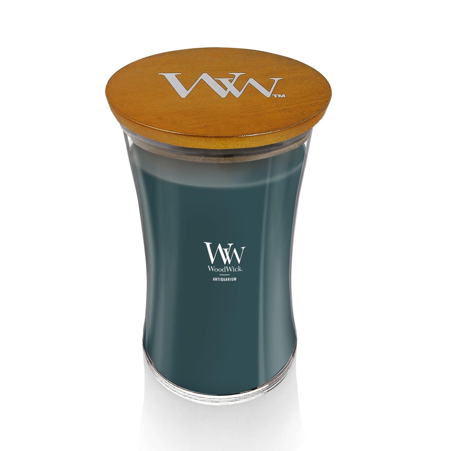 WoodWick Antiquarium Scented Large Hourglass Candle, Crackles as it Burns, Great for Gifting, 21oz