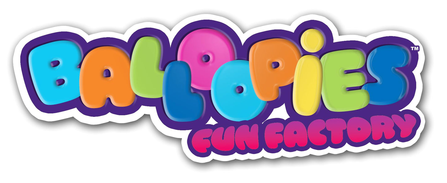 Balloopies Balloon Creation Station DIY Balloon Toy with Air Pump, 88 Piece Arts and Crafts Kit for Kids, Inflate and Decorate Balloon Animals and Creatures, Stickers and Accessories Included, Ages 5+