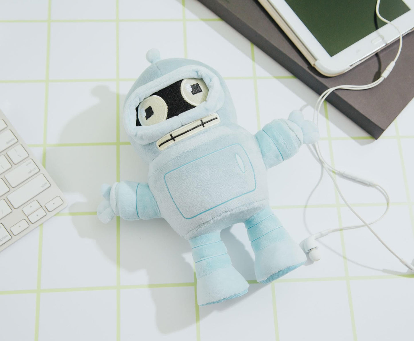 Futurama Bender 8-Inch Chibi Collector Plush Toy | Huggable Soft Stuffed Animal for Cuddling
