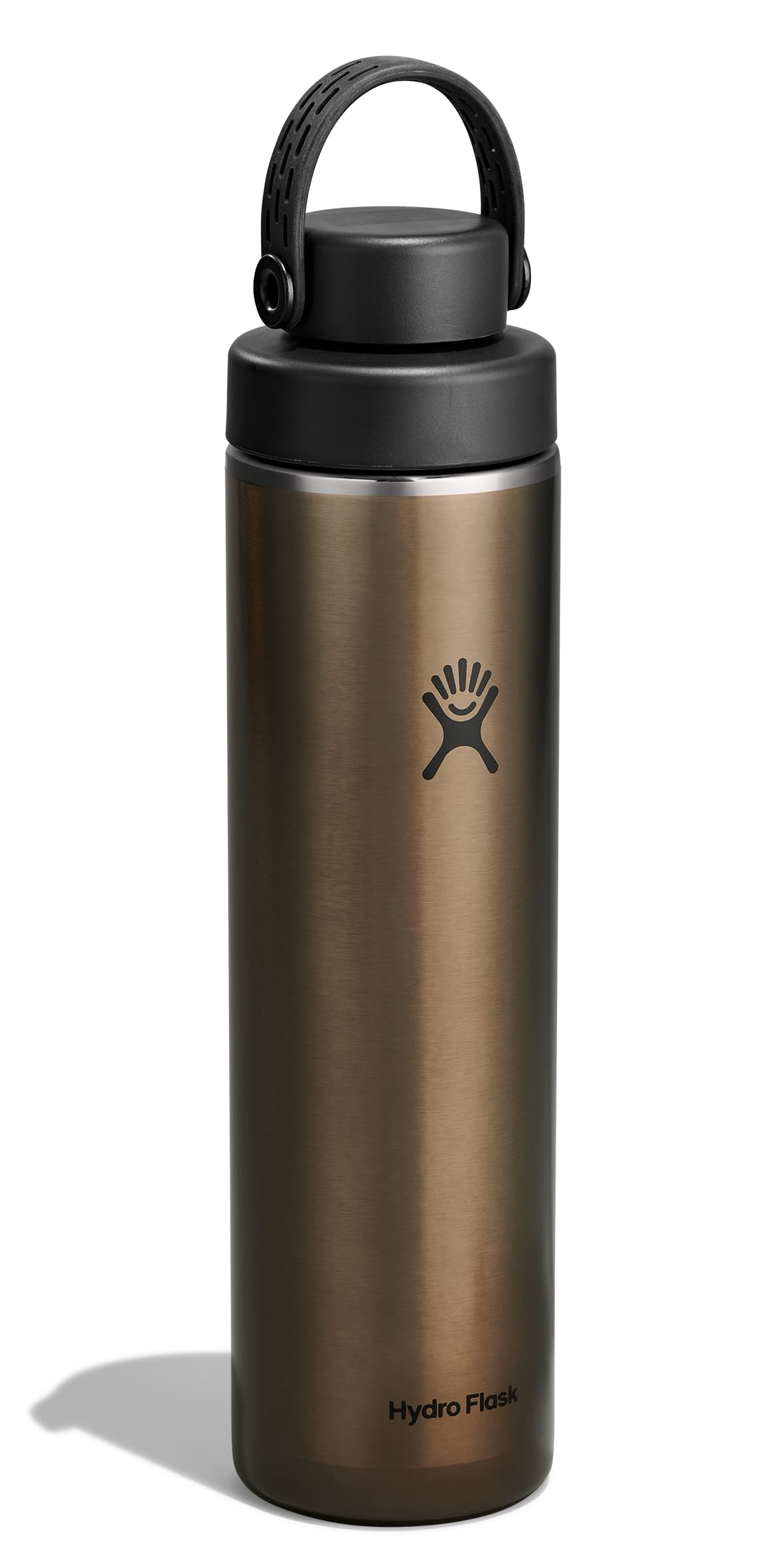 Hydro Flask Lightweight Wide Flex Chug Cap - Insulated Stainless Steel Water Bottle 24 Oz Obsidian