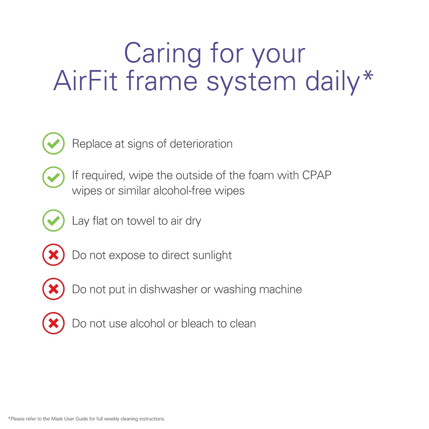 ResMed AirFit N30 Frame System - For Nasal CPAP Mask - Replacement CPAP Accessories - Without Headgear - Medium