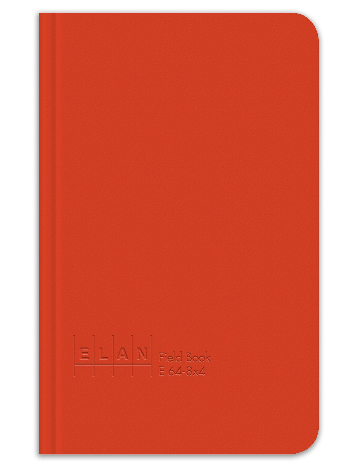 Elan Publishing Company E64-8x4 Field Surveying Book 4 ⅝ x 7 ¼, Bright Orange Cover (Pack of 12)