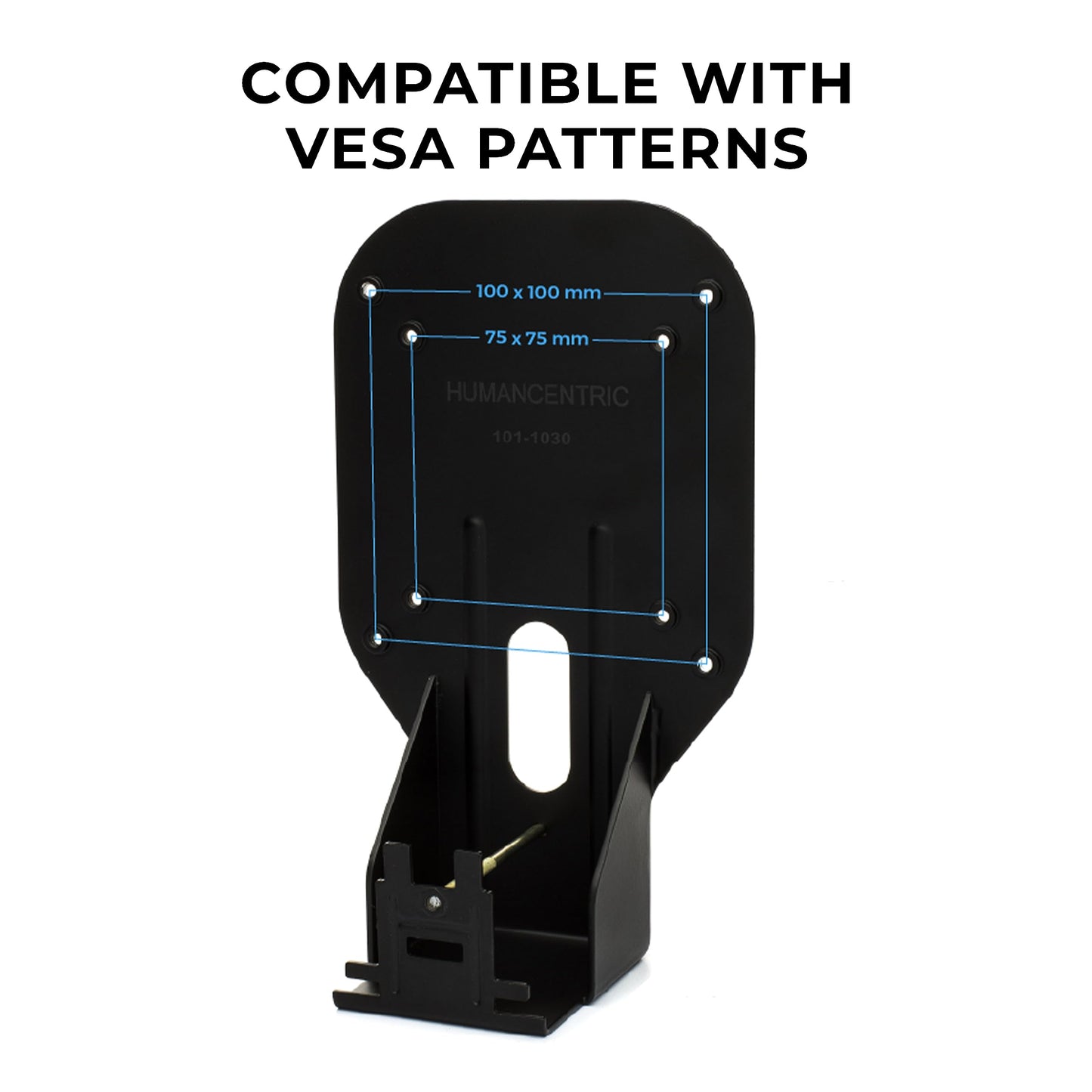 HumanCentric VESA Mount Adapter for Acer Monitor XG270HU, G247HYU, G277HU, R240HY Abmidx, Does not fit R240HY bidx, Works with 75x75 and 100x100mm Patterns, Hardware Included