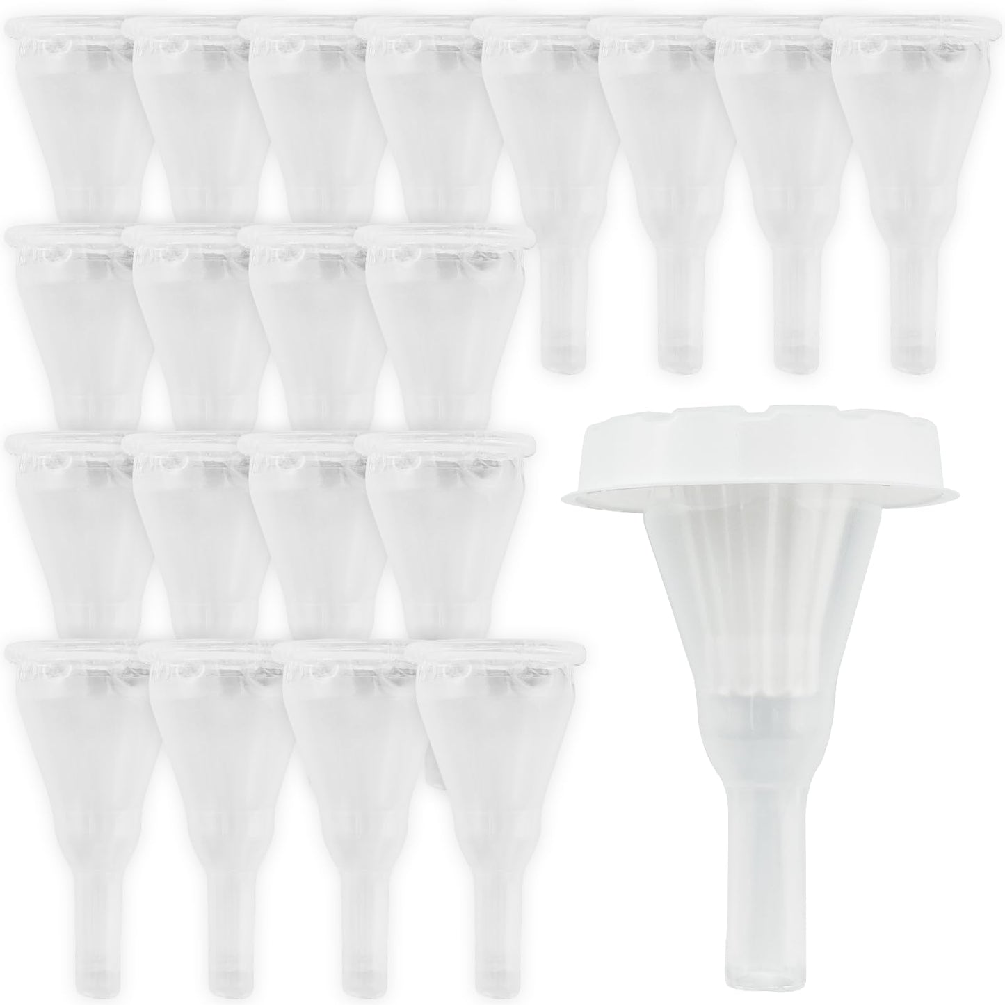 20 PCS Silicone Condom Catheters, Self-Sealing Set, Condom External Catheters, Day and Night Use for Quick and Easy Drainage, No Backflow, No Leakage (32mm/1.26inch)
