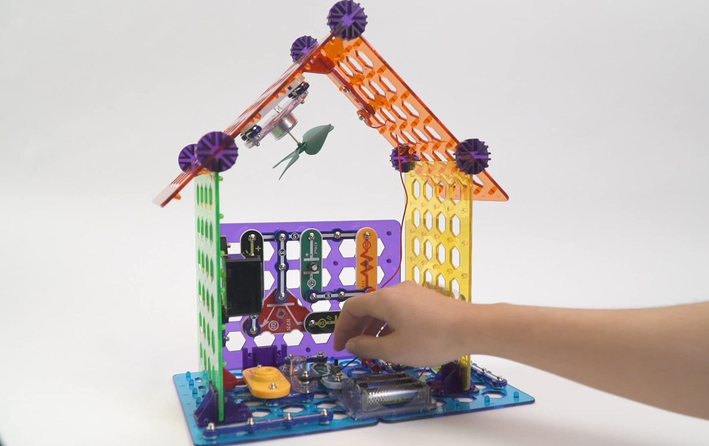 Snap Circuits Elenco My Home Electronics Building Kit for Kids Ages 8 and Up
