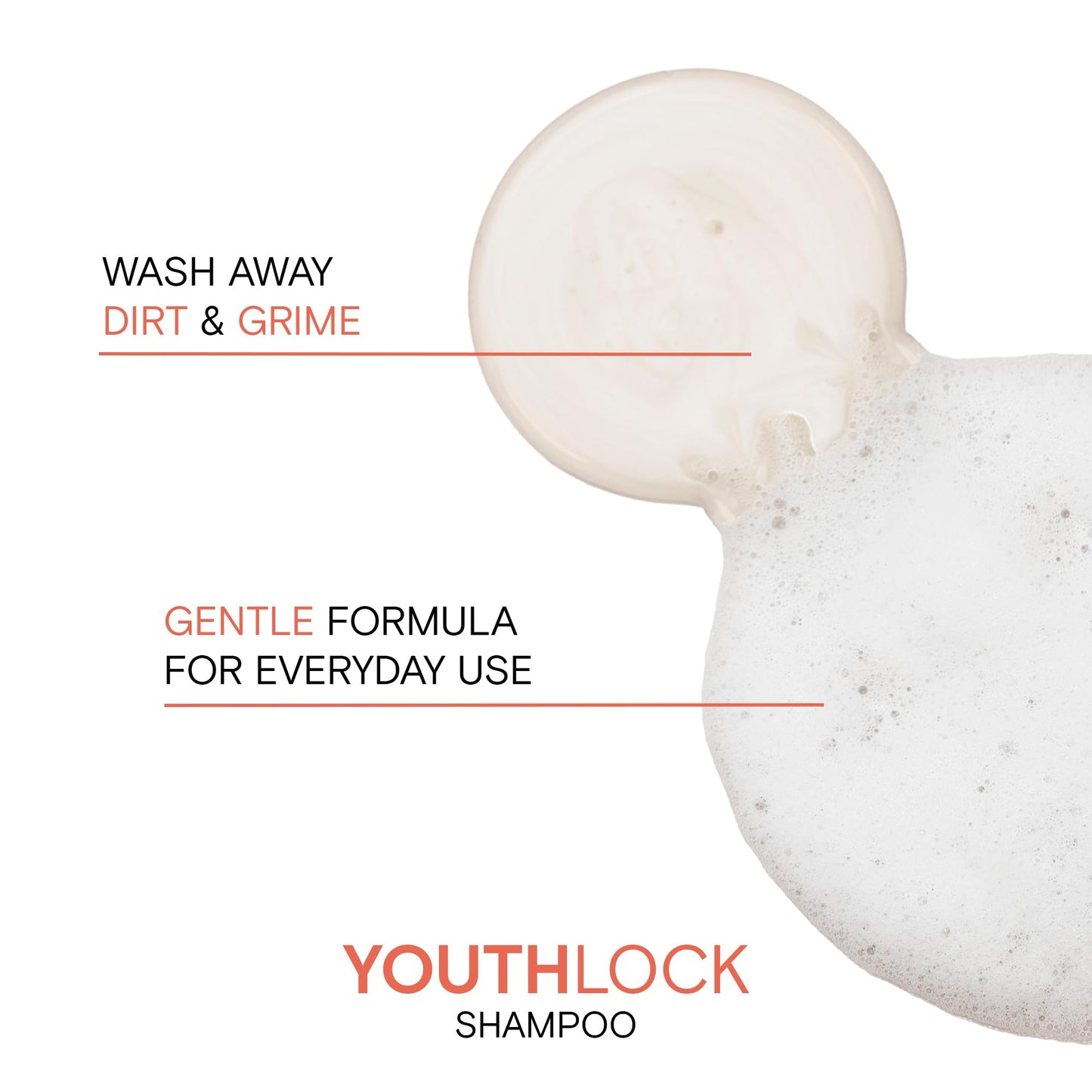 Joico YouthLock Shampoo Formulated With Collagen | Youthful Body & Bounce | Reduce Breakage & Frizz | Soften & Detangle Hair | Boost Shine | Sulfate Free | With Arginine | 33.8 Fl Oz