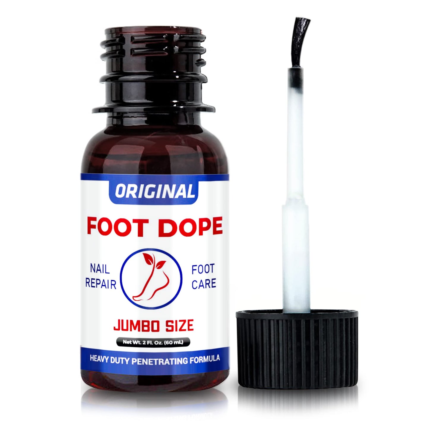 XL FOOT DOPE SNAKEROOT (Ageratina pichinchensis) & TEA TREE - Toenail FungusTreatment - Nail Care and Hardener - Snakeroot Extract,Tea Tree Oil, Oregano Oil, Almond Oil, and Peppermint.