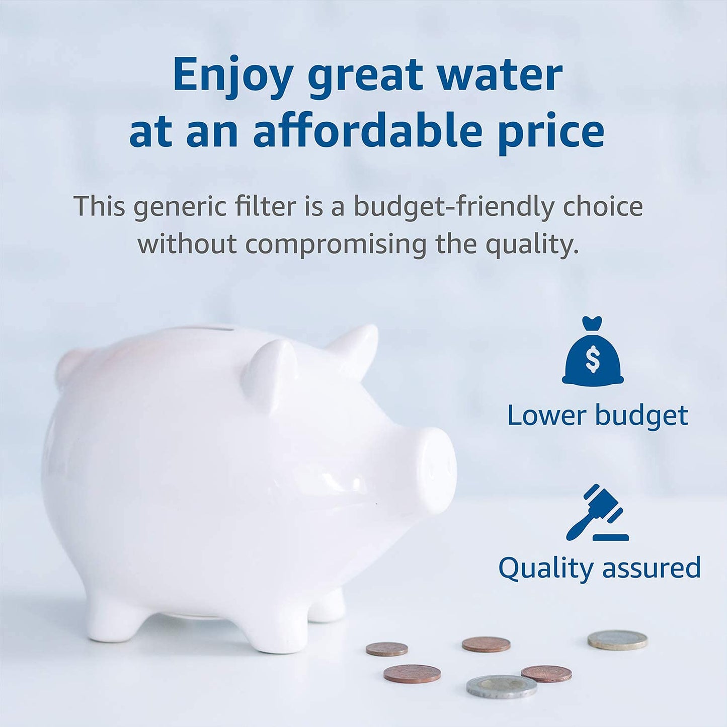 Waterdrop RC 1 EZ-Change, WFQTC30001, WFQTC70001 Basic Water Filtration Replacement, Replacement for Culligan® IC-EZ-1, US-EZ-1, RV-EZ-1, Brita® USF-201, USF-202, DuPont®, 3K Gallons (Pack of 2)